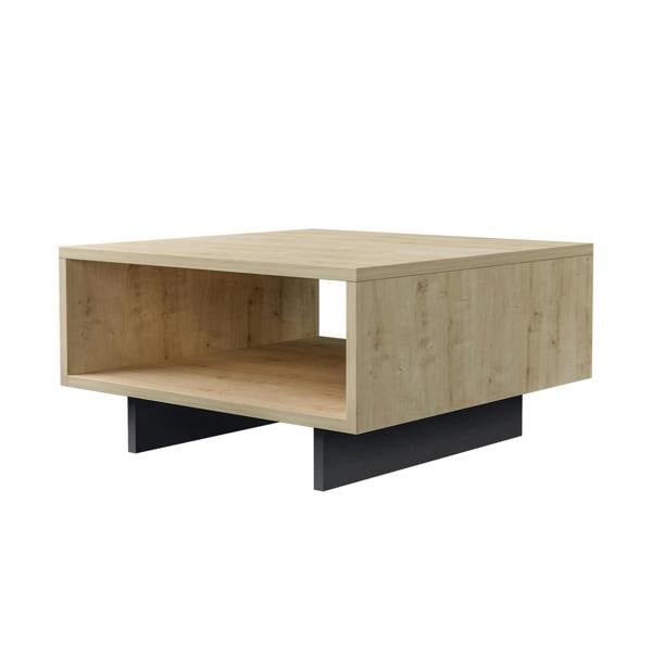 Decortie Hola Modern Coffee Table Multipurpose Storage Compartment 60x60x32 cm