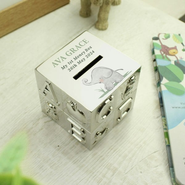 Personalised Memento Company Personalised Hessian Friends ABC Money Box