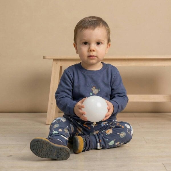 Mini Cuddles Farmyard Friends T-Shirt & Joggers (Navy)
