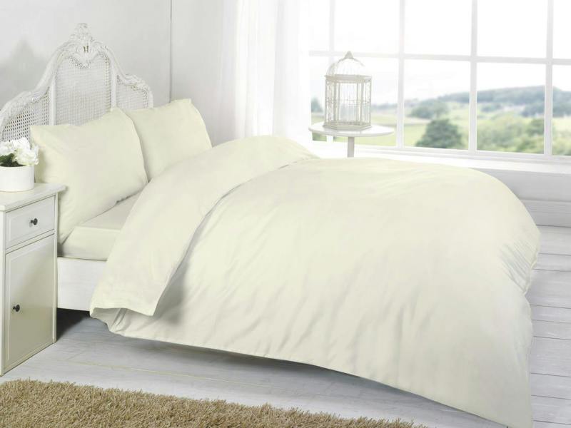 T-200 12" Fitted Sheet - Cream - Single