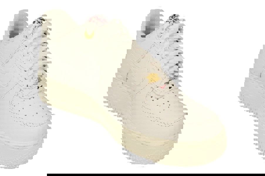 Nike Air Force 1 07 PRM Mens Trainers Dq7664  100 - White Sail Team Red 100 - Photo 3