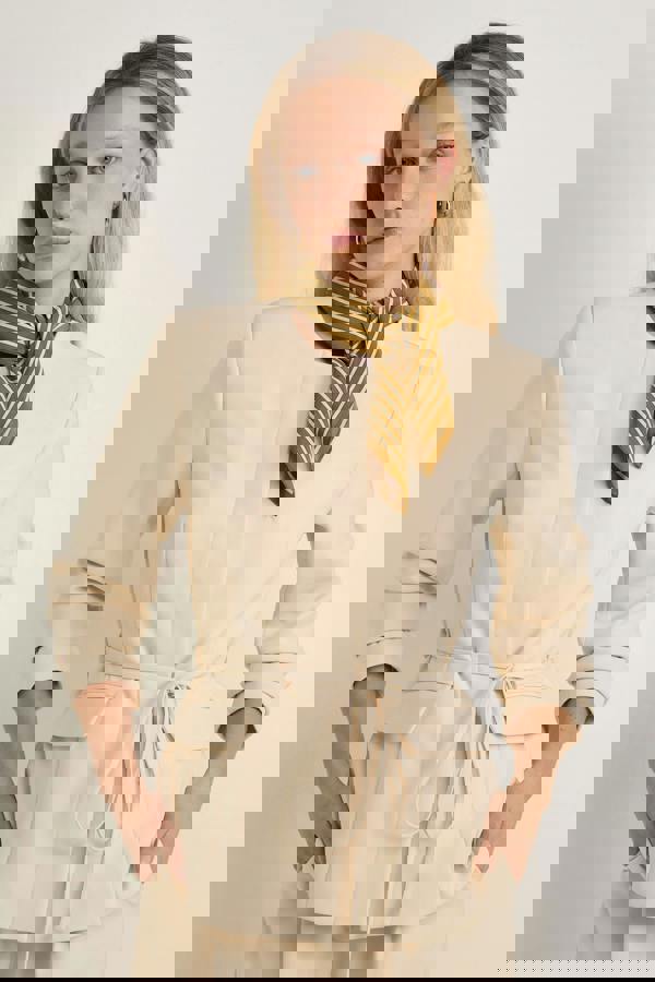 GWD Square Silk Scarves, Blue and Olive