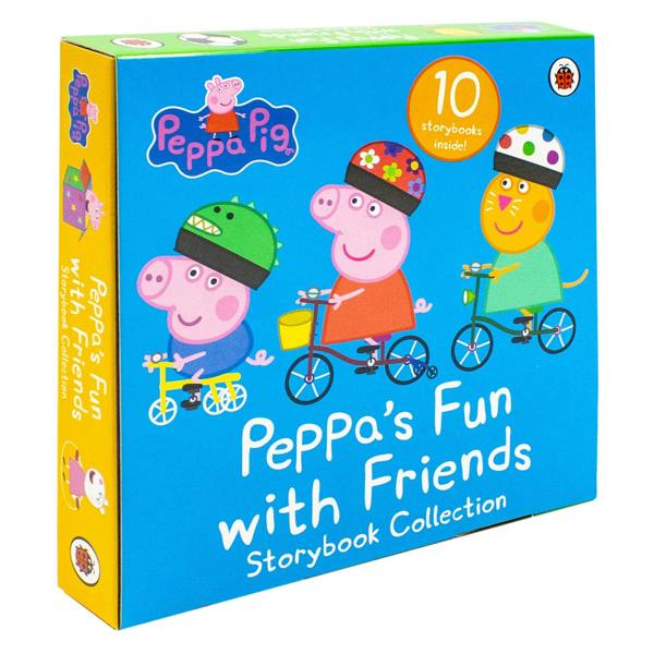 Peppa Pig: Peppa's Fun With Friends 10 Books Collection Set