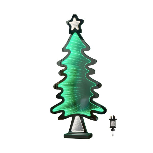 Samuel Alexander 60cm Light up Christmas Tree Infinity Decoration with LEDs