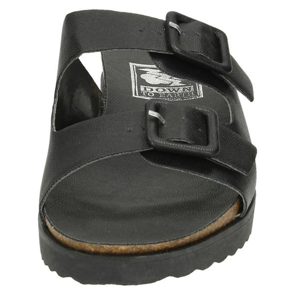 Down to Earth Ladies Down To Earth Flat Casual Sandals F10424