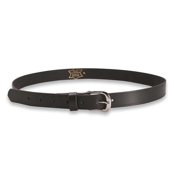 Hawkdale UK Made Mens Leather Belt 1" Thin