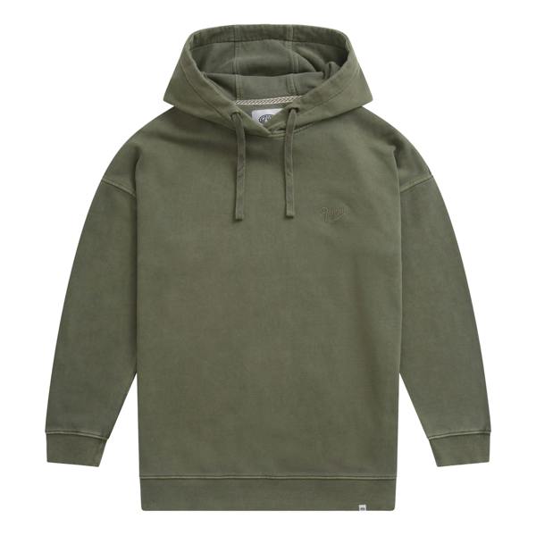 Animal Womens/Ladies Amber Organic Relaxed Fit Hoodie - Khaki Green - 