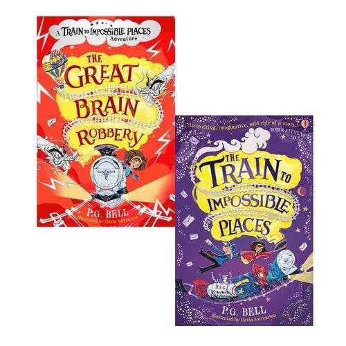 Train To Impossible Places 2 Book Set (Train to Impossible Places & Great Brain Robbery)