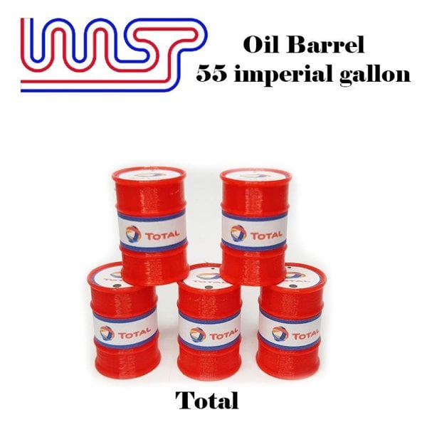 MCSlots Total 5 x Barrel Drum 1:32 Scale Slot Car Track Scenery Wasp