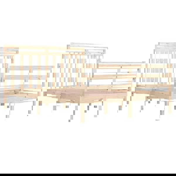 Berkfield Bed Frame Solid Wood 140x200 cm