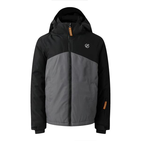 Dare 2B Childrens/Kids Impose V Ski Jacket - Black/Iron Gate - 