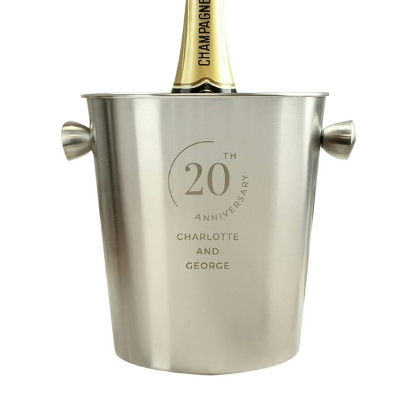 Personalised Memento Company Personalised Birthday Stainless Steel Ice Bucket