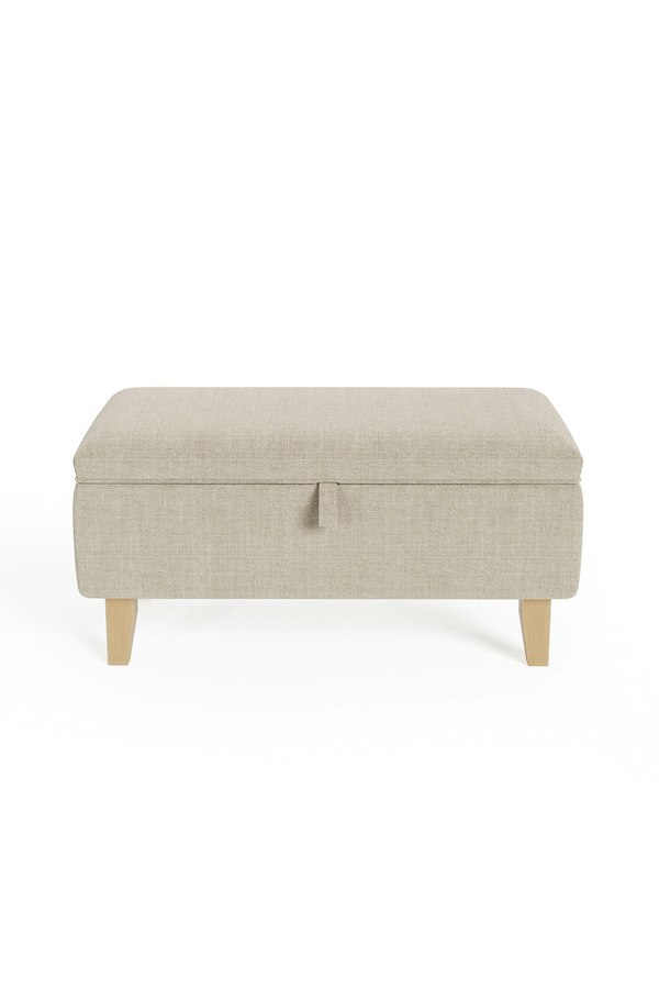 Living and Home 71cm W Rectangle Storage Ottoman Footstool