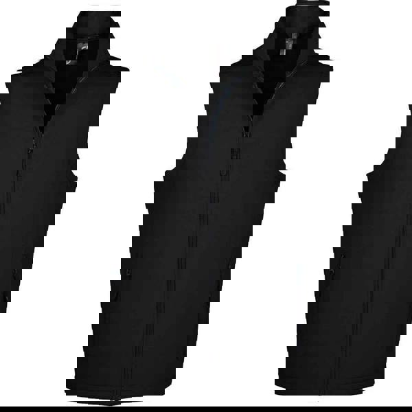 SOLS Mens Race Softshell Body Warmer - Black