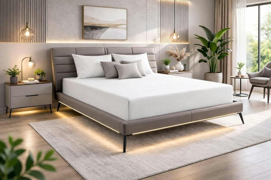 Night Zone Microfibre Fitted Sheet 25cm Deep – Soft Easy Care Bed Sheet - White