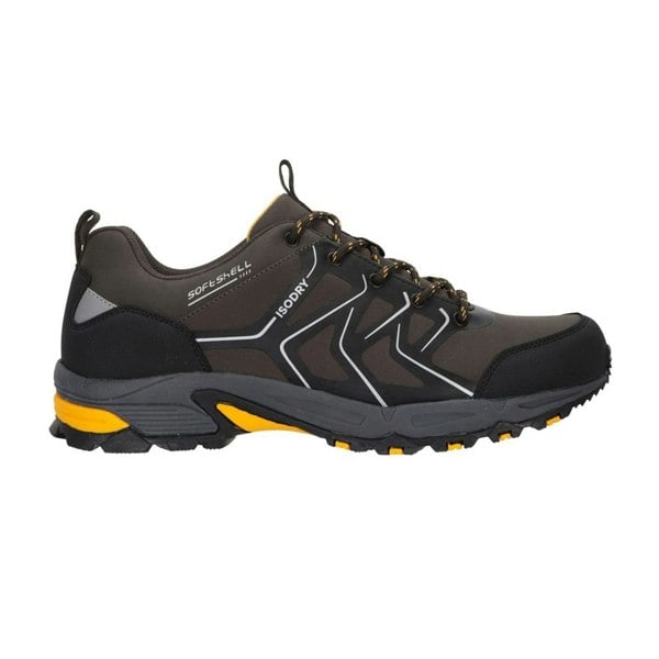 Mountain Warehouse Mens Shadow Softshell Waterproof Walking Shoes - Green