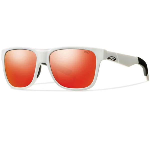 Smith Sunglasses Lowdown VK6 AO White Red Mirror