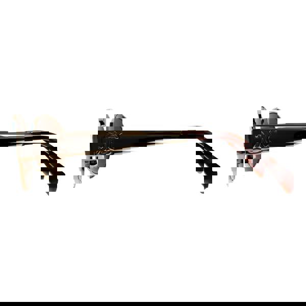 Celine Sunglasses CL40235U Metal Triomphe 28E Shiny Yellow Gold Brown Silver Mirror