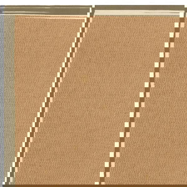 Asiatic Bordo Herringbone Jute Khaki Rug