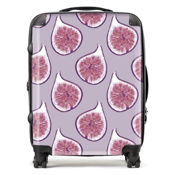 Warren Reed Modern Fig Pattern Suitcase