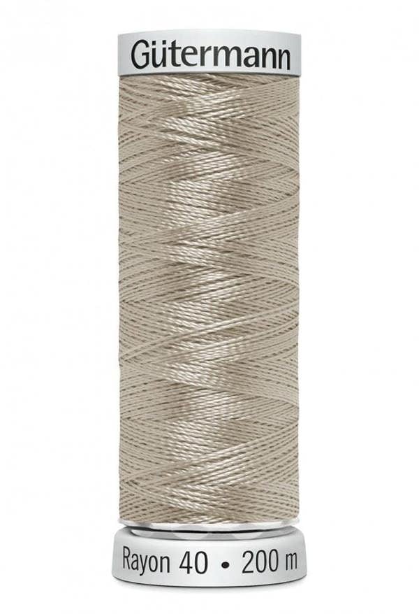 Gutermann No 40 Sulky Rayon Embroidery Thread 200m Rayon Thread Suitable For Embroidery