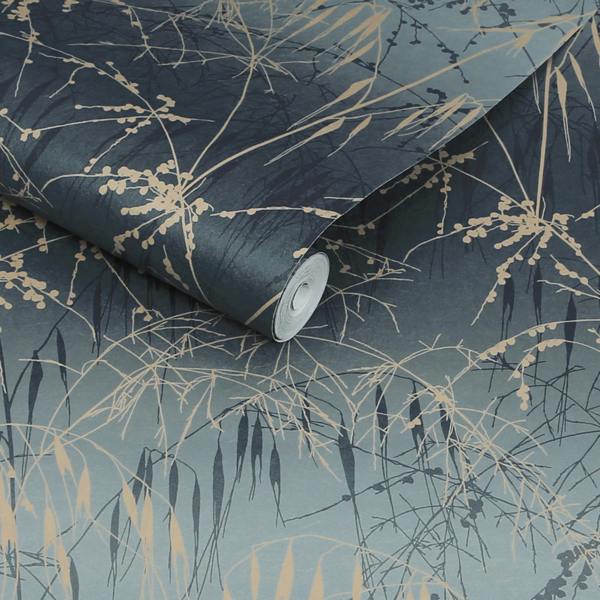 Clarissa Hulse Meadow Grass Smoke Wallpaper