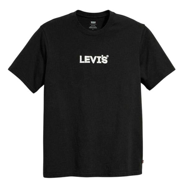 Levis Mens Logo Cotton T-Shirt - Black - 