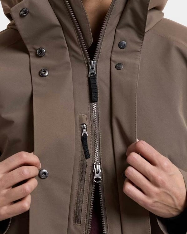 Didriksons Womens Alana Parka 2 - Mocha Brown F07
