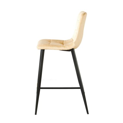 Outdoor Living Erica Plush Velvet Comfort Bar Stools - Set of 4