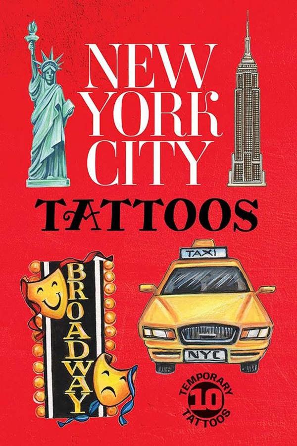New York City: 10 Temporary Tattoos