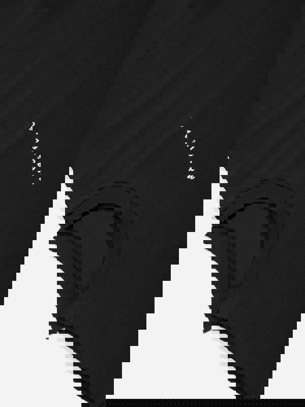 MM6 Maison Margiela Girls Asymmetric T-Shirt Dress in Black