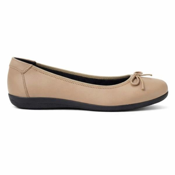 Cipriata ERIA Ballerina Shoes   in  Taupe