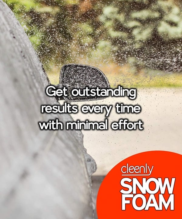 Cleenly Bubblegum Snow Foam - High Performance Formula with Super Thick Foam - Non Caustic & pH Neutral 20L