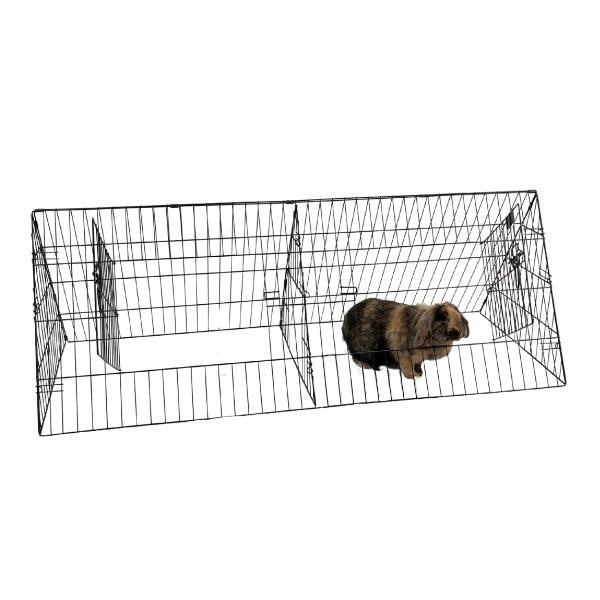 HugglePets Triangle Metal Hutch 4Ft