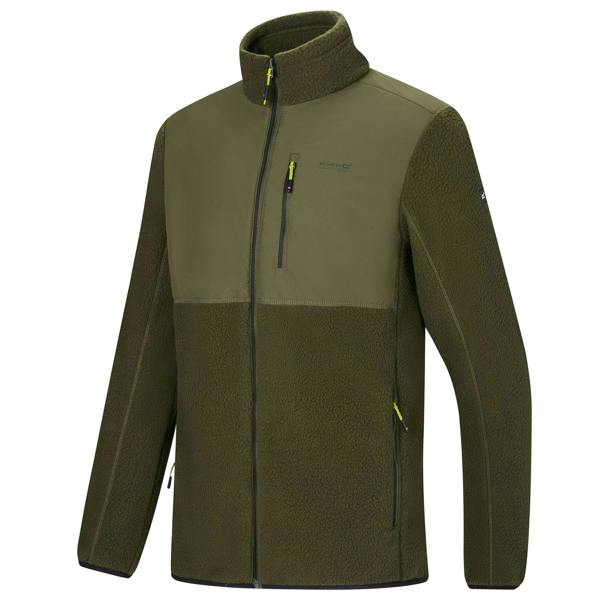 Regatta Mens Morran Water Resistant Full Zip Fleece Jacket - Dark Khaki