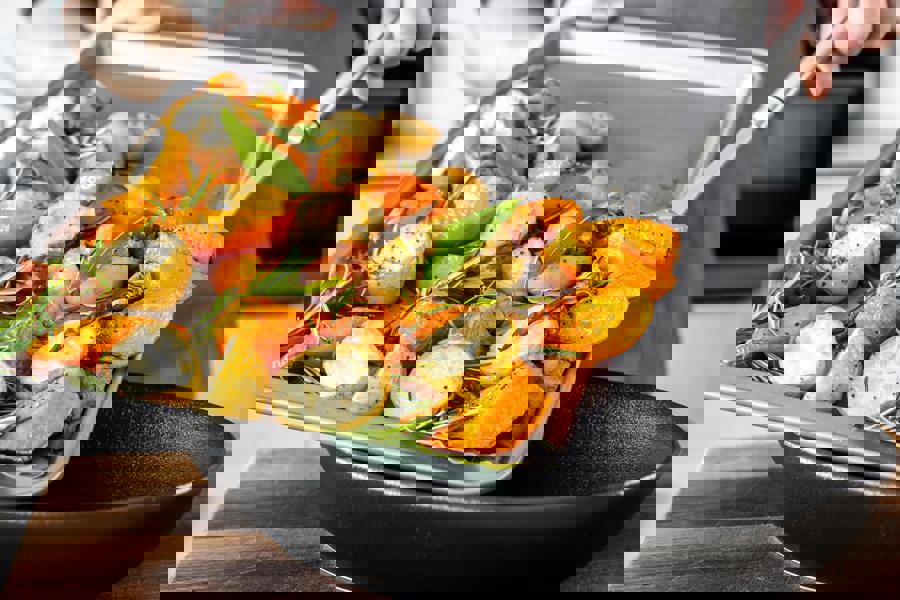 KitchenCraft Non-Stick Baking Tray, Grey, 43 x 28cm