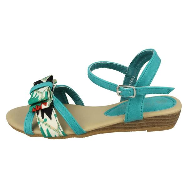 Spot On Girls Spot On Summer Bow Front Sandals