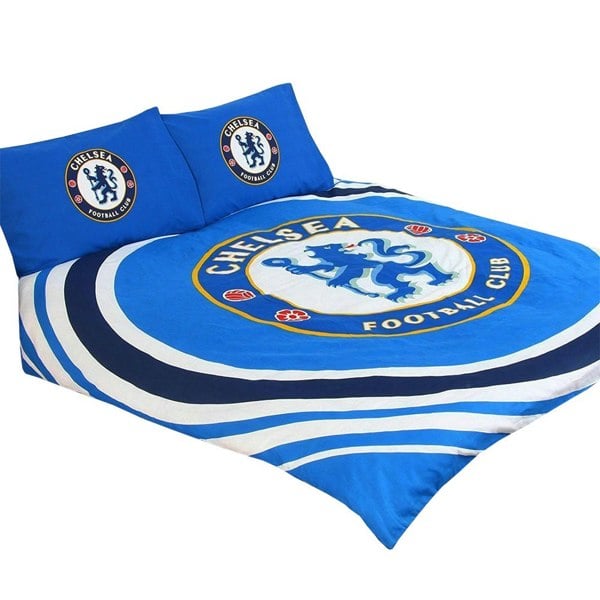 Chelsea FC Double Duvet Set - Blue/White/Gold