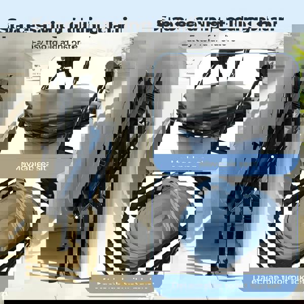 Levede Commode Toliet Chair for Disabled Folding Adjustable Remmoveable Seat