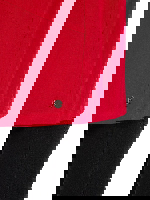 PennyPlain Asymmetric Hem Top - Red