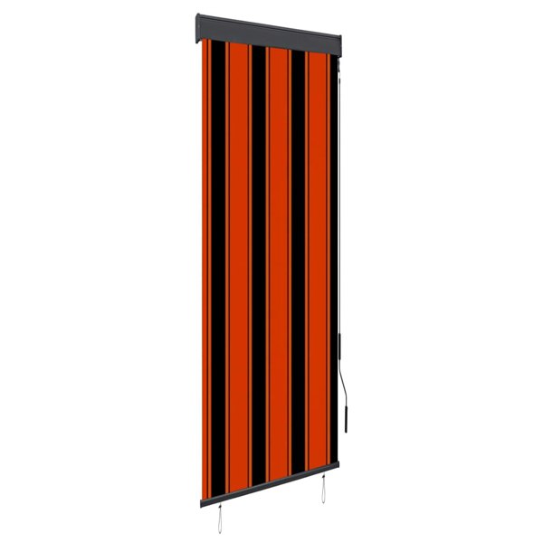 Berkfield Outdoor Roller Blind 60x250 cm Orange and Brown
