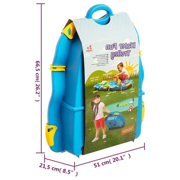 Berkfield Water Fun Trolley 51x21.5x66.5 cm Polypropylene
