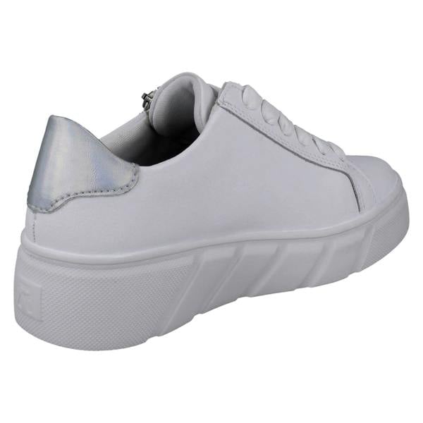 Rieker Ladies Rieker Sport Punched Detail Wedge Trainers W2605