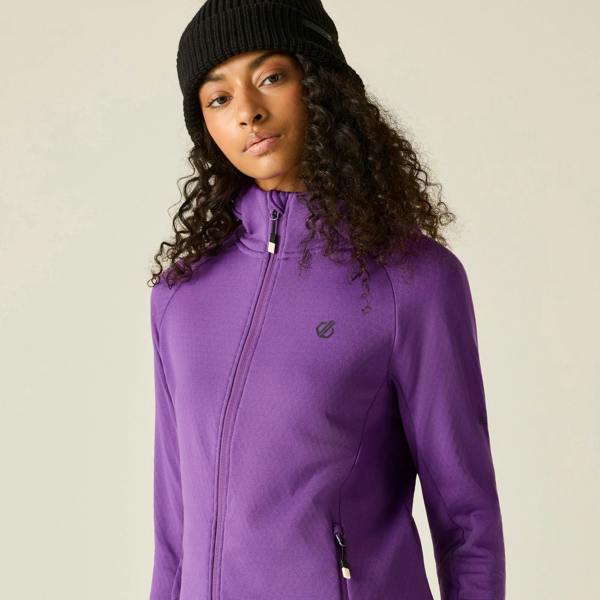 Dare 2B Womens/Ladies Ventura Stretch Hooded Midlayer - Amaranth - 