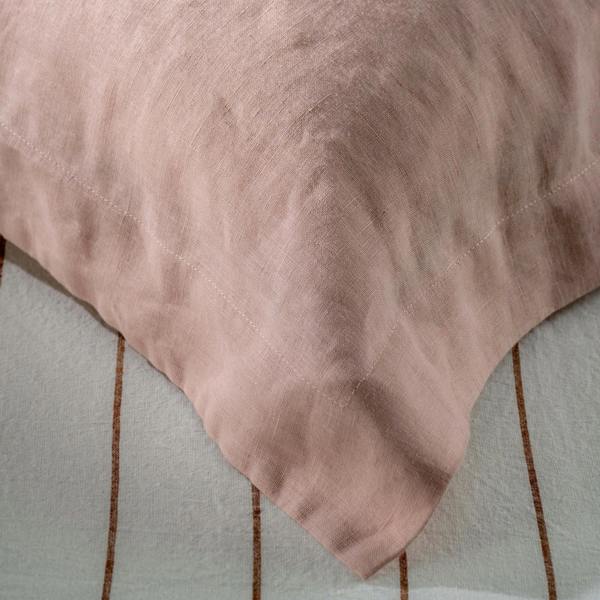 Soak&Sleep Soft Pink French Linen Bed Sets