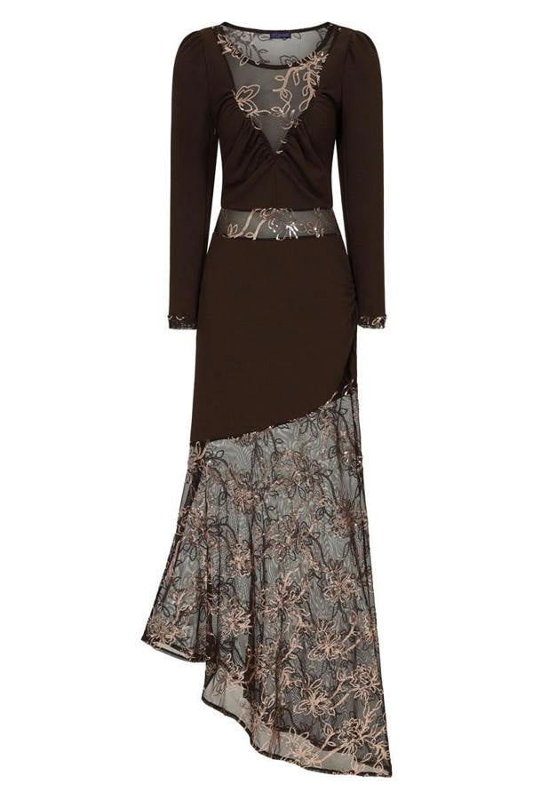 HotSquash Asymmetric Mermaid Fit Dress