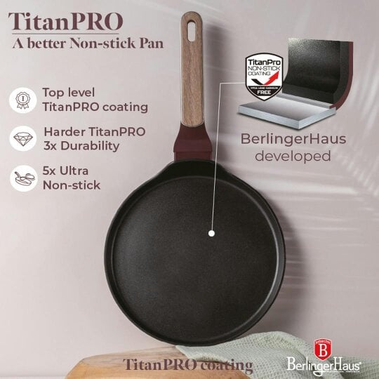 Berlinger Haus BH8291 – Leonardo Nordic Pancake Pan 25 cm