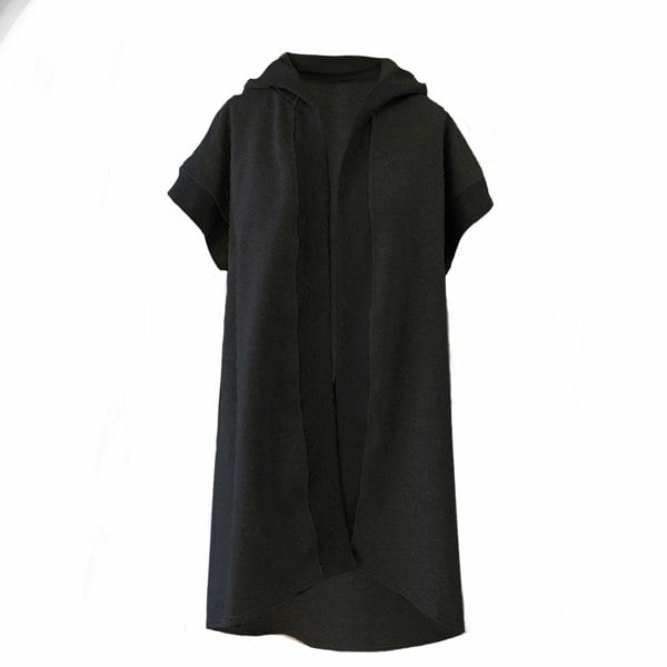 Frock Tales Moonrise Shrug - Black With Hood