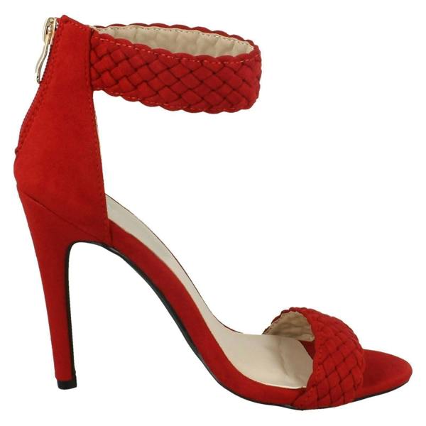 Anne Michelle Ladies Anne Michelle Braided Ankle Strap Sandals