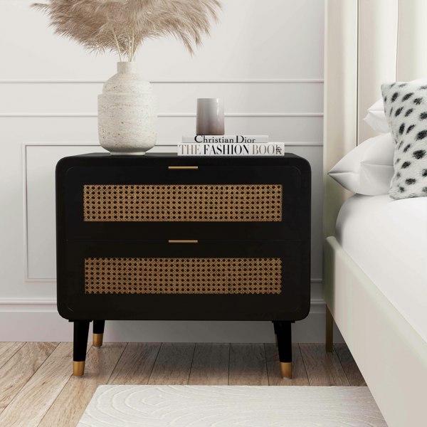 Furniture Edit Christine Nightstand Bedside Table